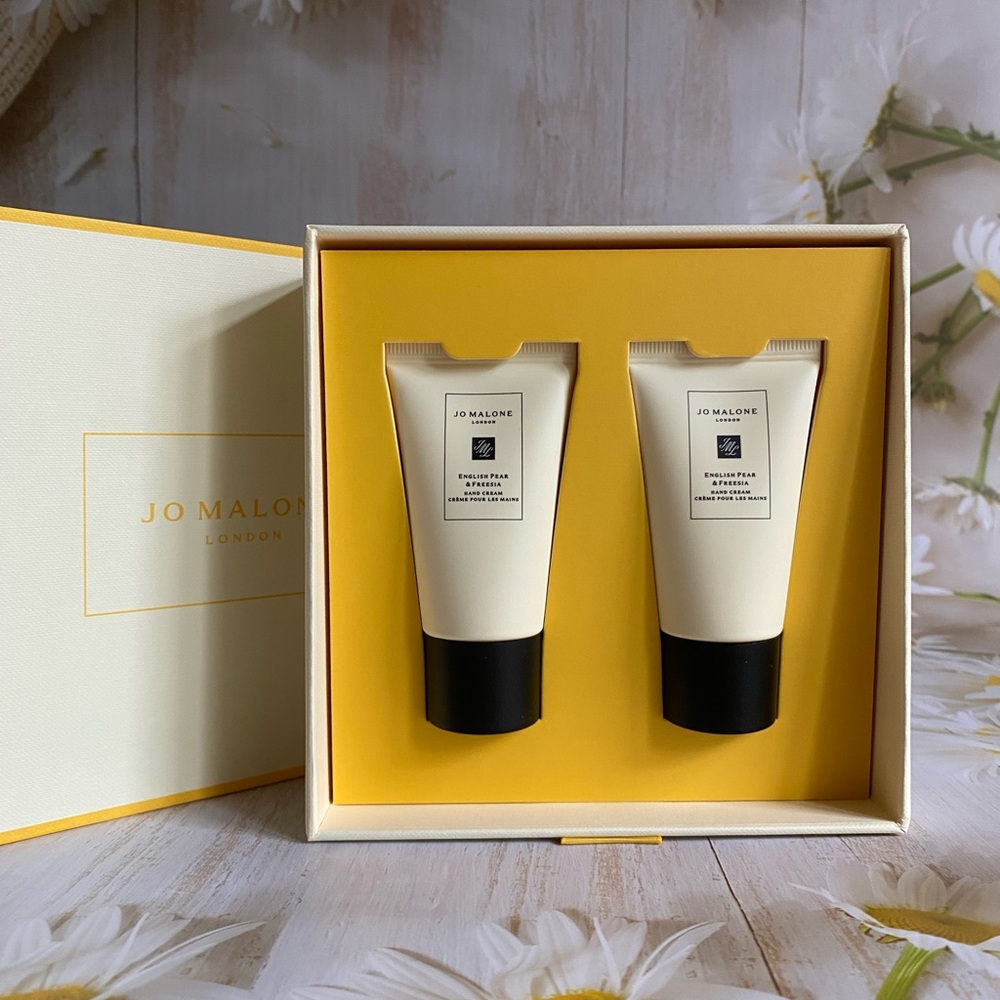 New! Jo Malone English Pear & Freesia Hand Cream Duo Gift Set, 2x 30ml NIB